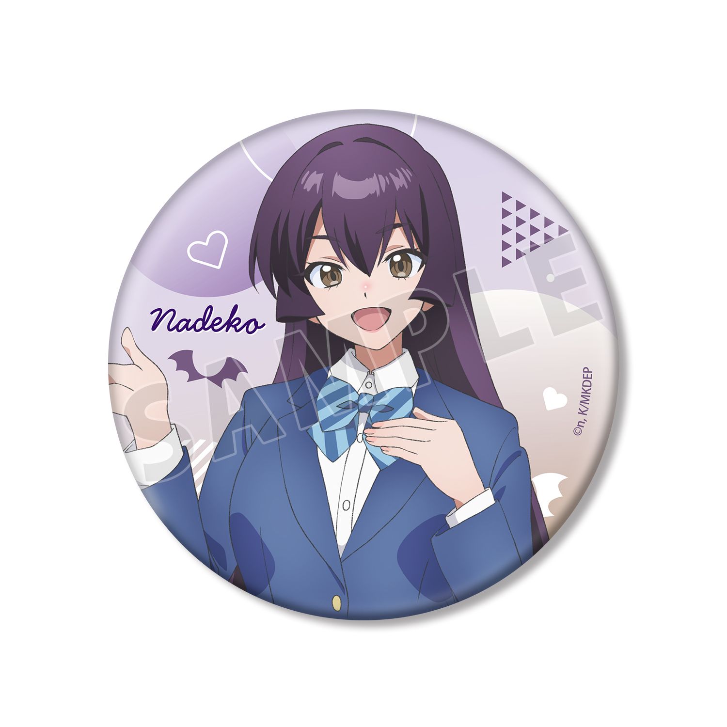 TVアニメ『カナン様はあくまでチョロい』 益荒男撫子 BIG缶バッジ - 公式商品画像 | AniSmile