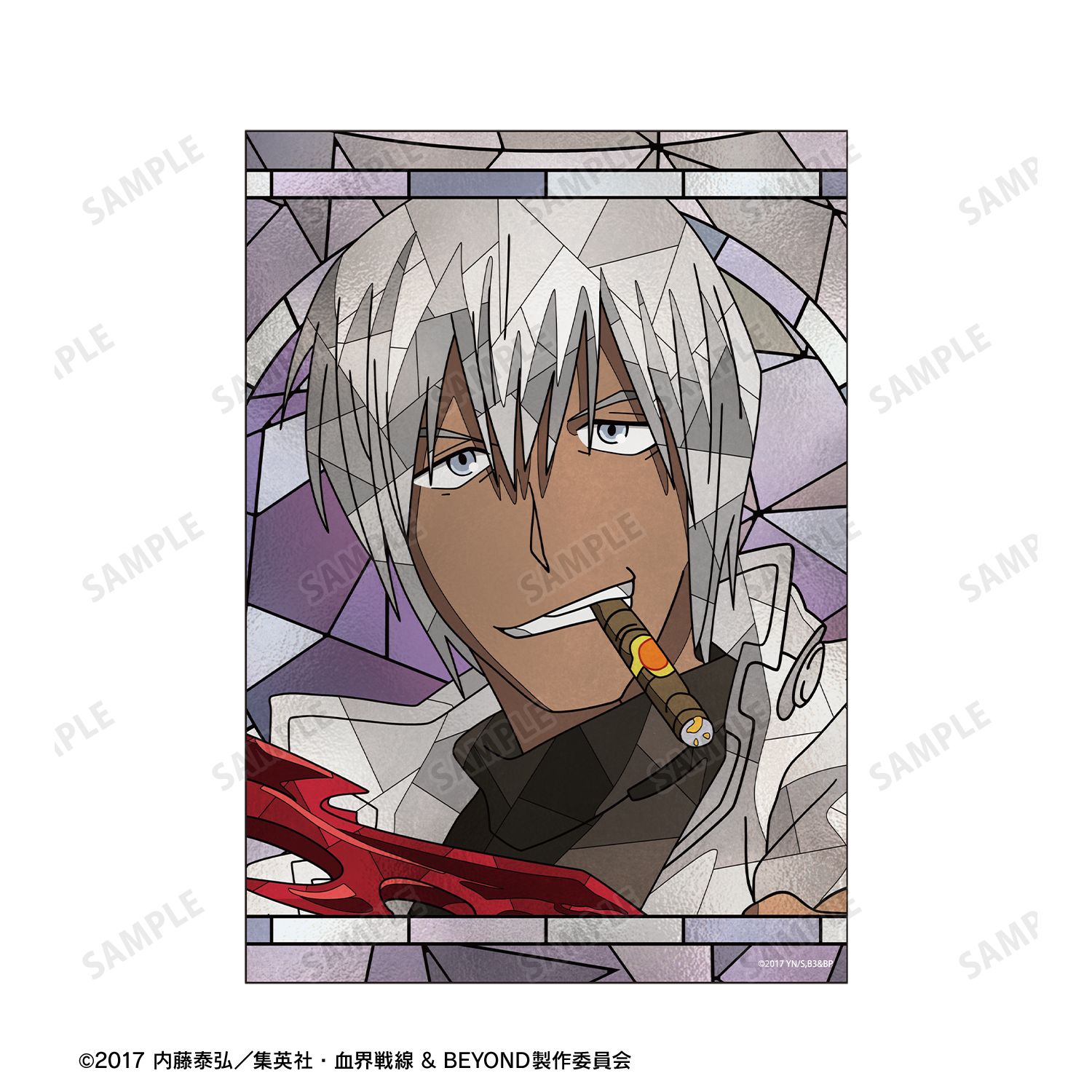 TVアニメ『血界戦線 & BEYOND』 ザップ・レンフロ Aure Glass A5イラストカード 画像 4 | AniSmile