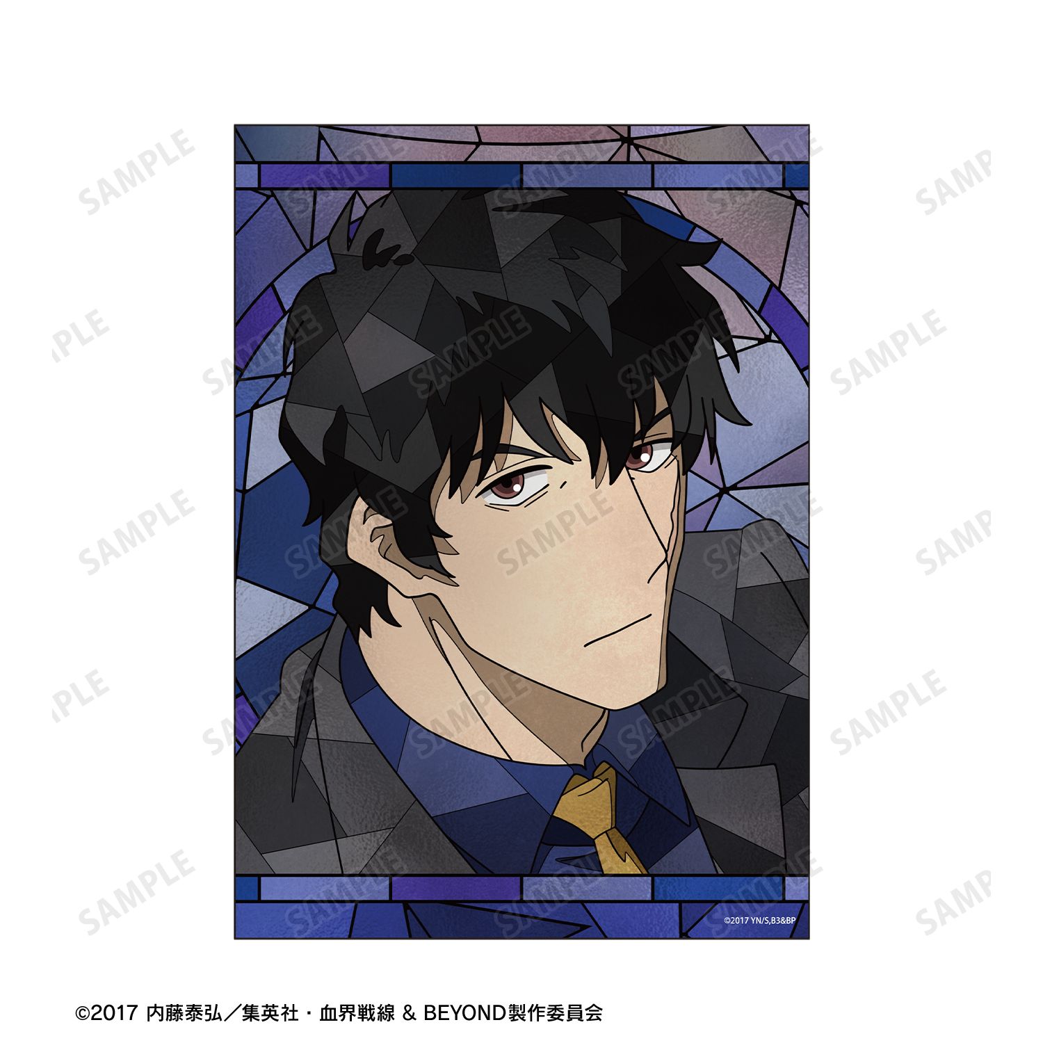 TVアニメ『血界戦線 & BEYOND』 スティーブン・A・スターフェイズ Aure Glass A5イラストカード 画像 4 | AniSmile