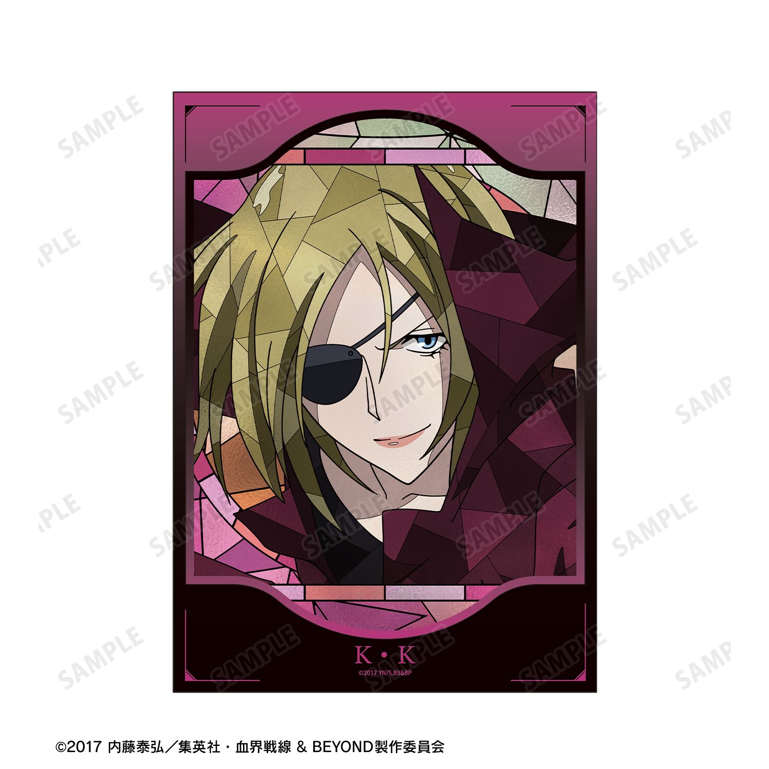 TVアニメ『血界戦線 & BEYOND』 K・K Aure Glass A5イラストカード 画像 3 | AniSmile