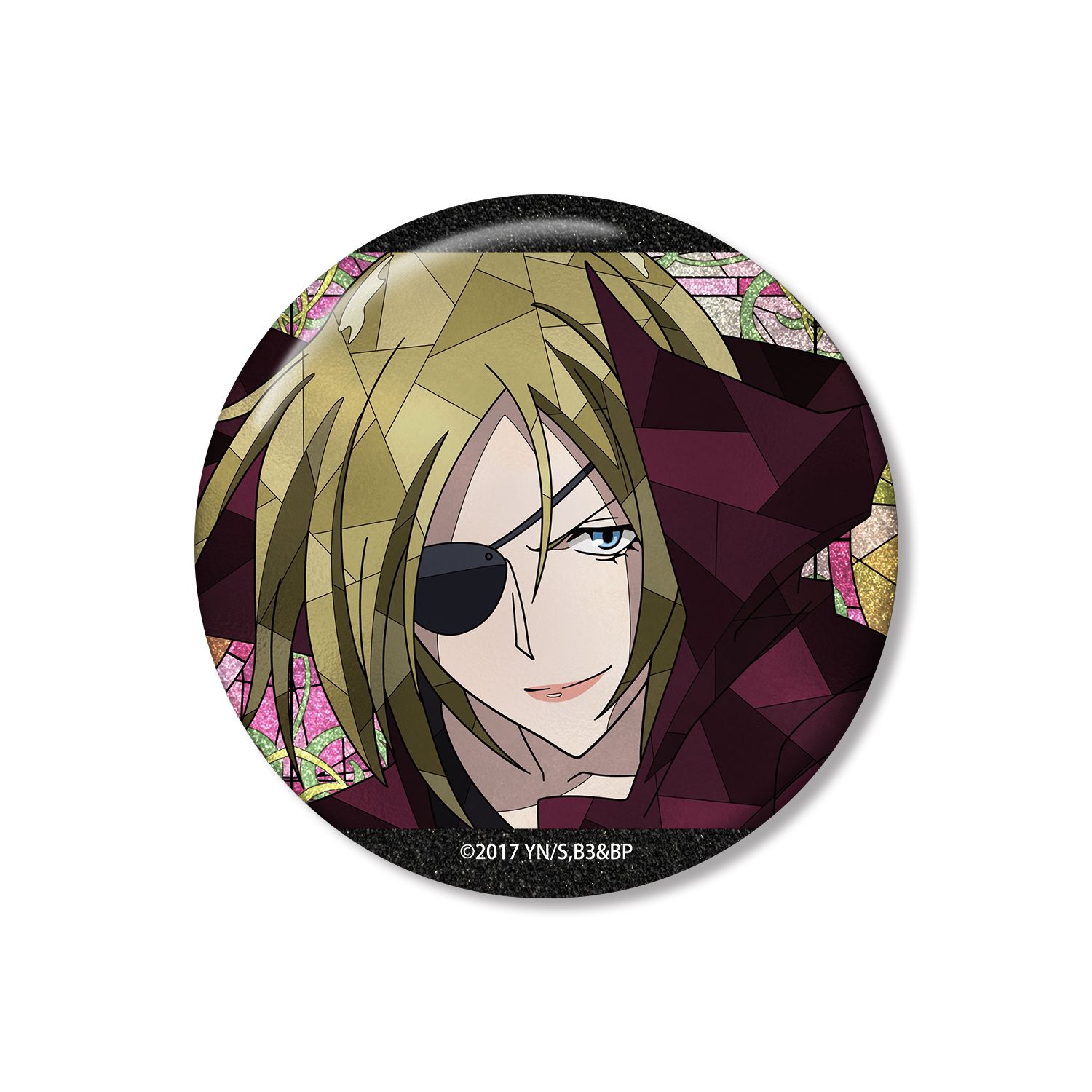 TVアニメ『血界戦線 & BEYOND』 K・K Aure Glass 75mmグリッター缶バッジ - 公式商品画像 | AniSmile