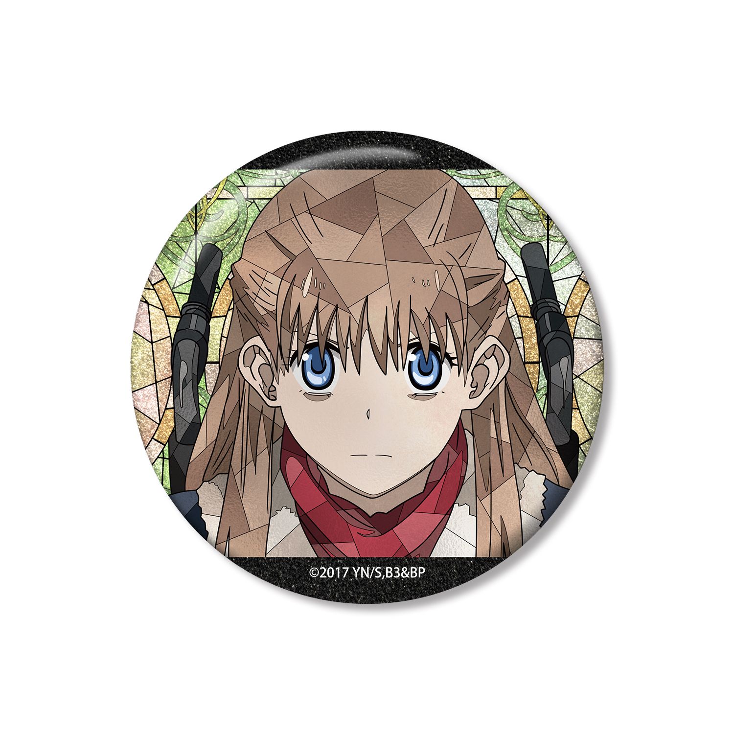 TVアニメ『血界戦線 & BEYOND』 ミシェーラ・ウォッチ Aure Glass 75mmグリッター缶バッジ - 公式商品画像 | AniSmile