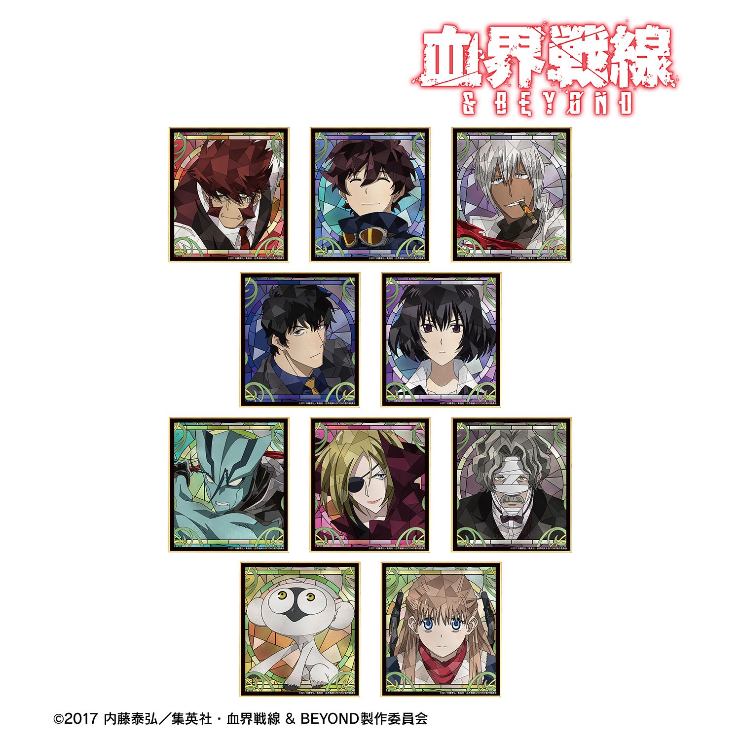 TVアニメ『血界戦線 & BEYOND』 トレーディング Aure Glass ミニ色紙(単位/単品) 画像 2 | AniSmile