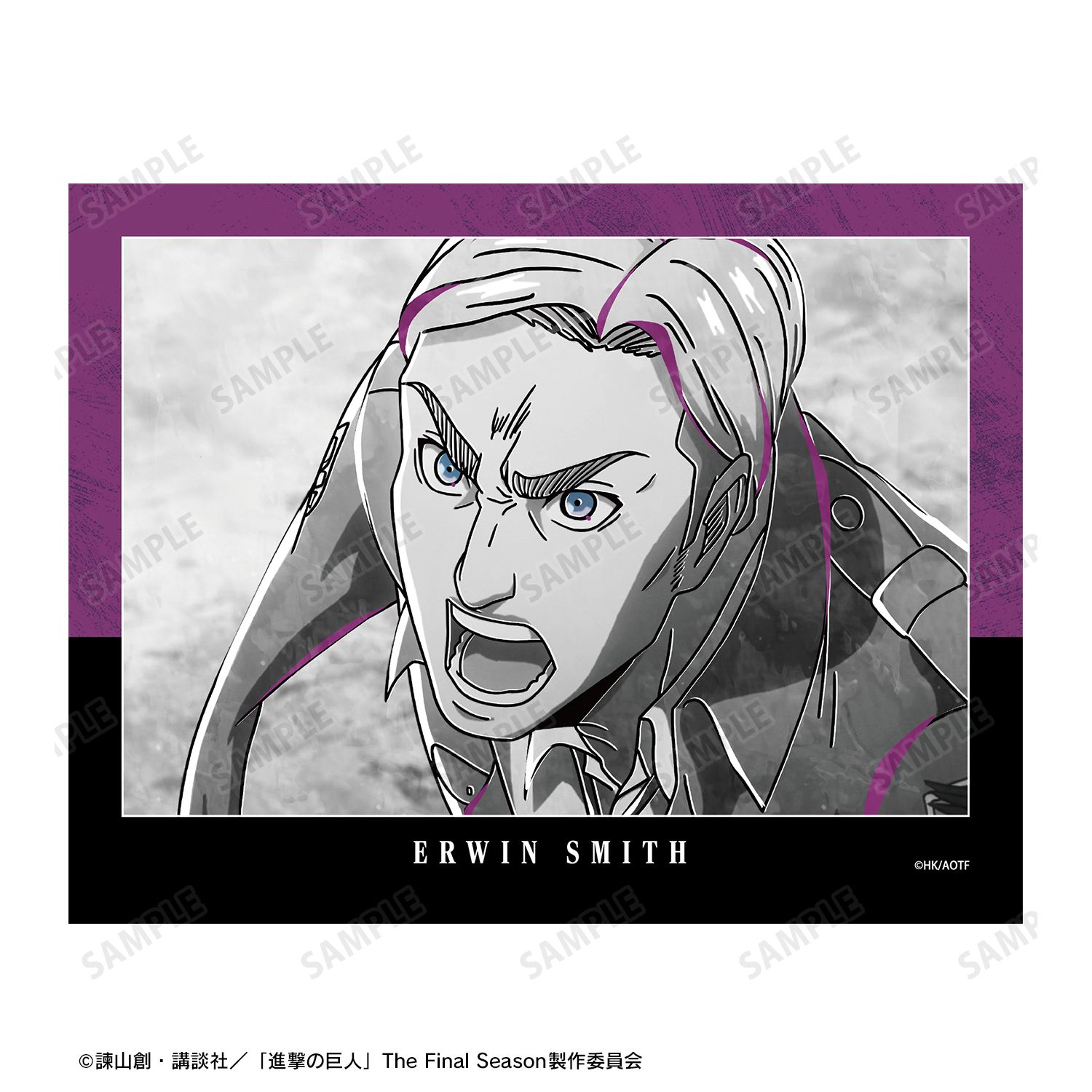 TVアニメ『進撃の巨人』 エルヴィン Ani-Art BLACK LABEL 第3弾 F0号キャンバスボード 画像 3 | AniSmile