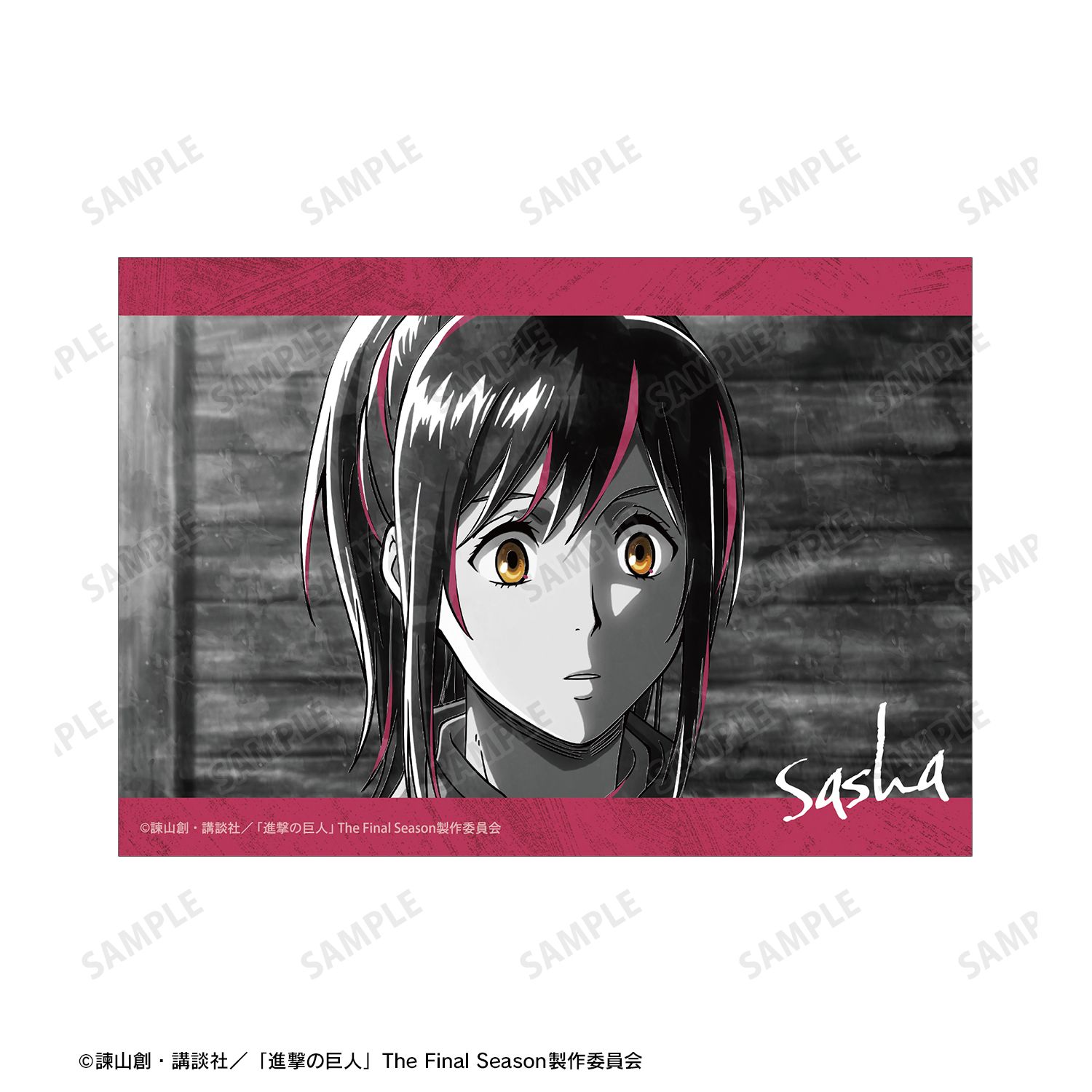 TVアニメ『進撃の巨人』 サシャ Ani-Art BLACK LABEL 第3弾 ブロマイド2枚セット 画像 4 | AniSmile