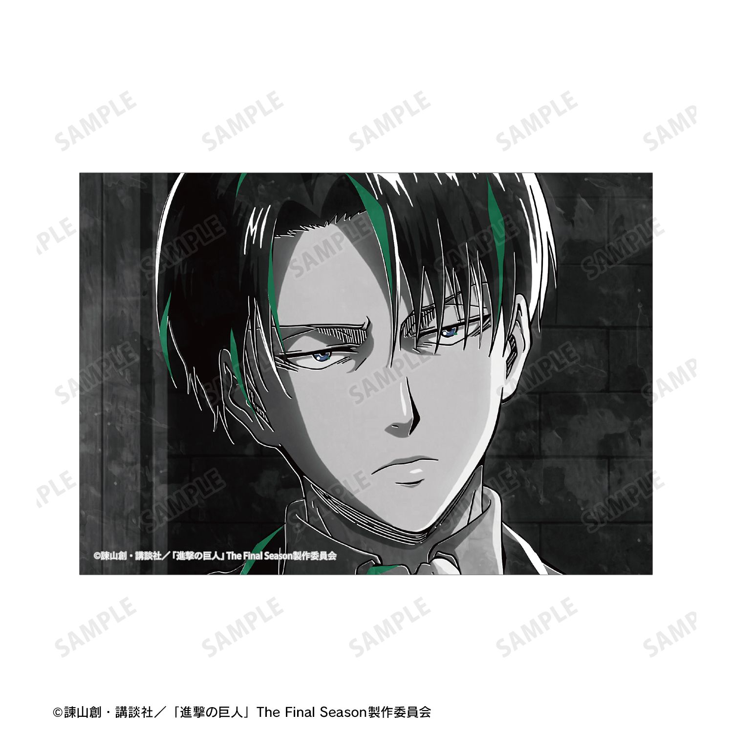 TVアニメ『進撃の巨人』 リヴァイ Ani-Art BLACK LABEL 第3弾 ブロマイド2枚セット 画像 3 | AniSmile