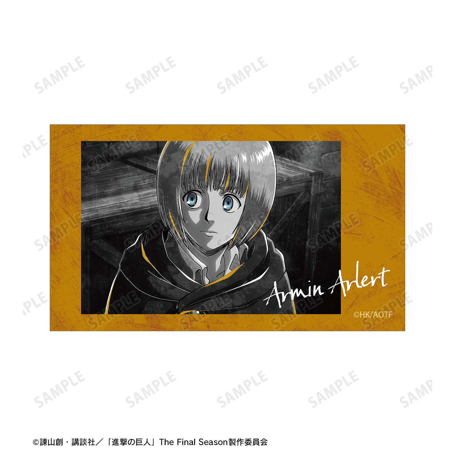 TVアニメ『進撃の巨人』 アルミン Ani-Art BLACK LABEL 第3弾 Ani-Frame2枚セット 画像 4 | AniSmile