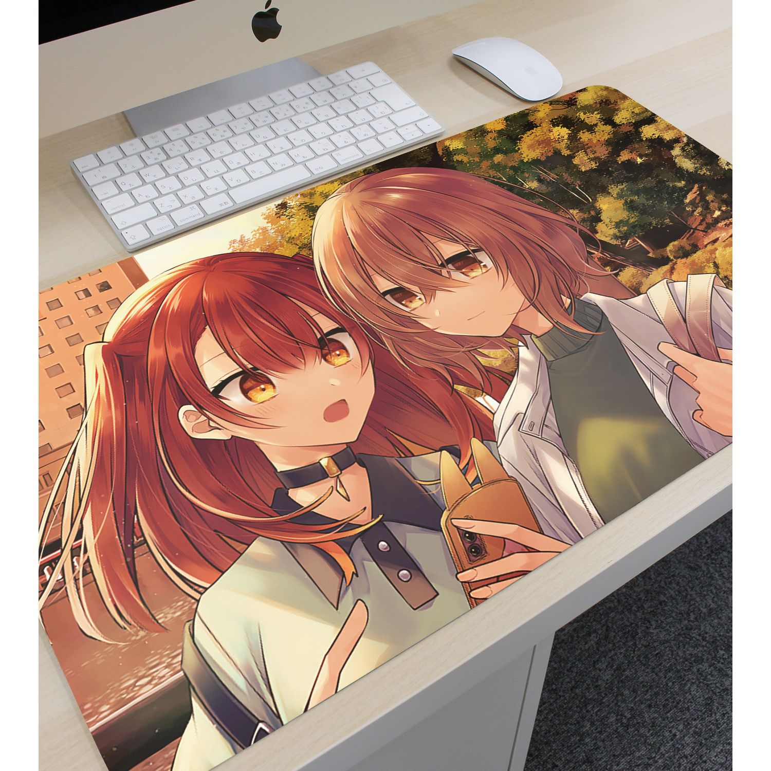 私を喰べたい、ひとでなし 八百歳比名子&社 美胡 原作イラスト マルチデスクマット 画像 3 | AniSmile