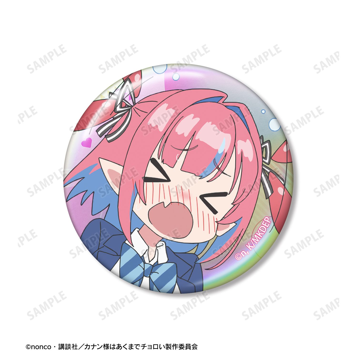 TVアニメ『カナン様はあくまでチョロい』 高潔カナン オーロラ缶バッジ2個セット 画像 2 | AniSmile