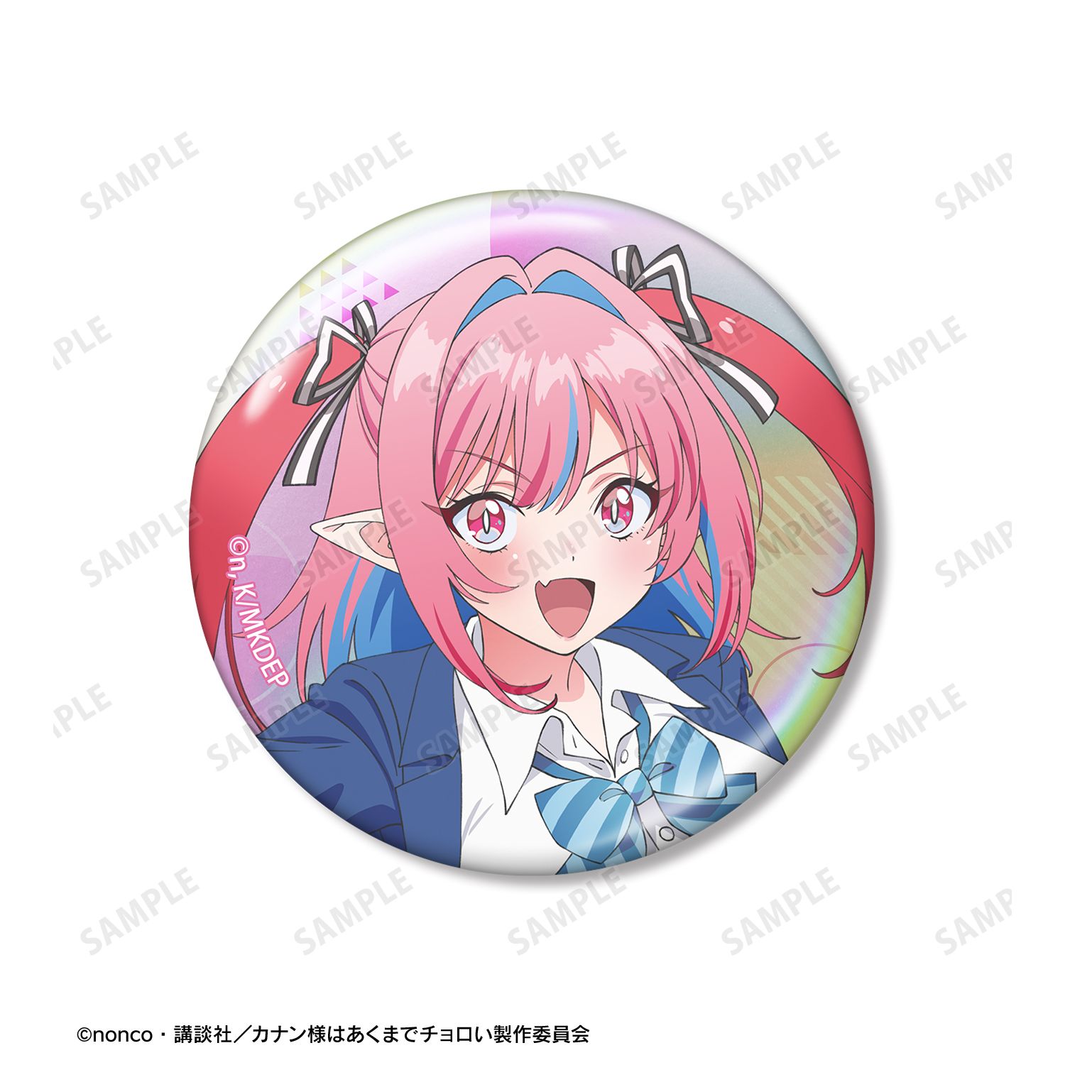 TVアニメ『カナン様はあくまでチョロい』 高潔カナン オーロラ缶バッジ2個セット 画像 4 | AniSmile