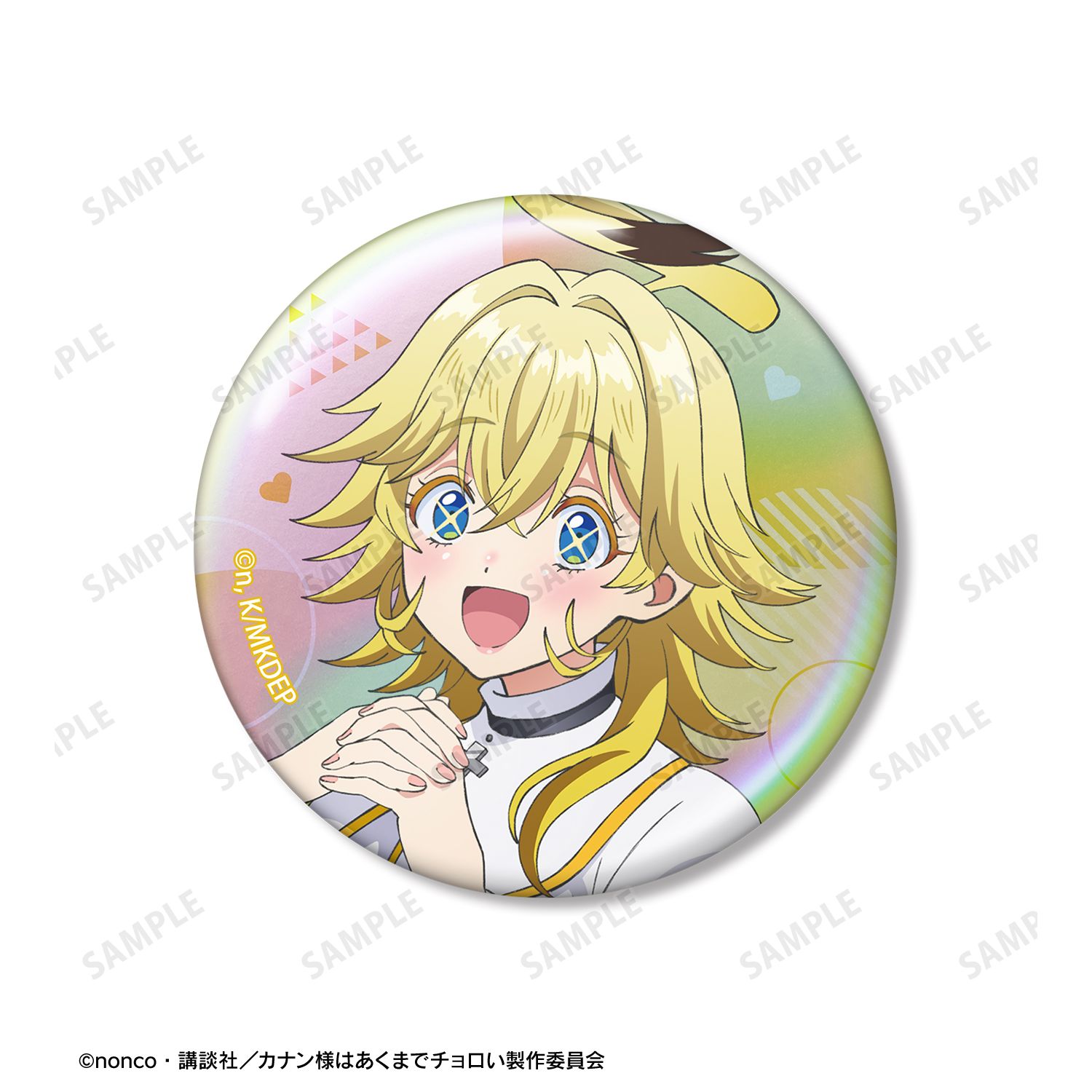 TVアニメ『カナン様はあくまでチョロい』 ジャンヌ オーロラ缶バッジ2個セット 画像 3 | AniSmile