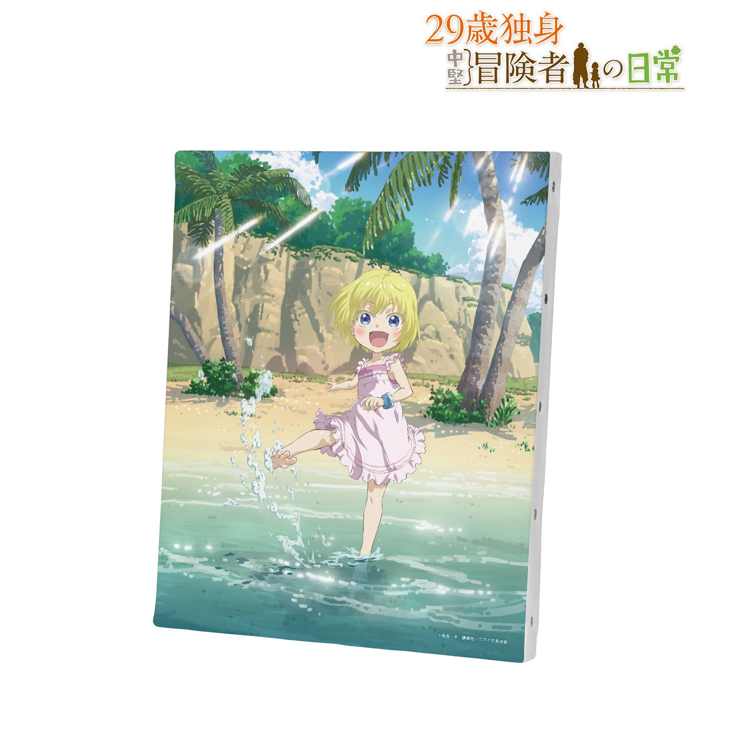 TVアニメ「29歳独身中堅冒険者の日常」 リルイ 海の日イラスト F3号キャンバスボード 画像 2 | AniSmile