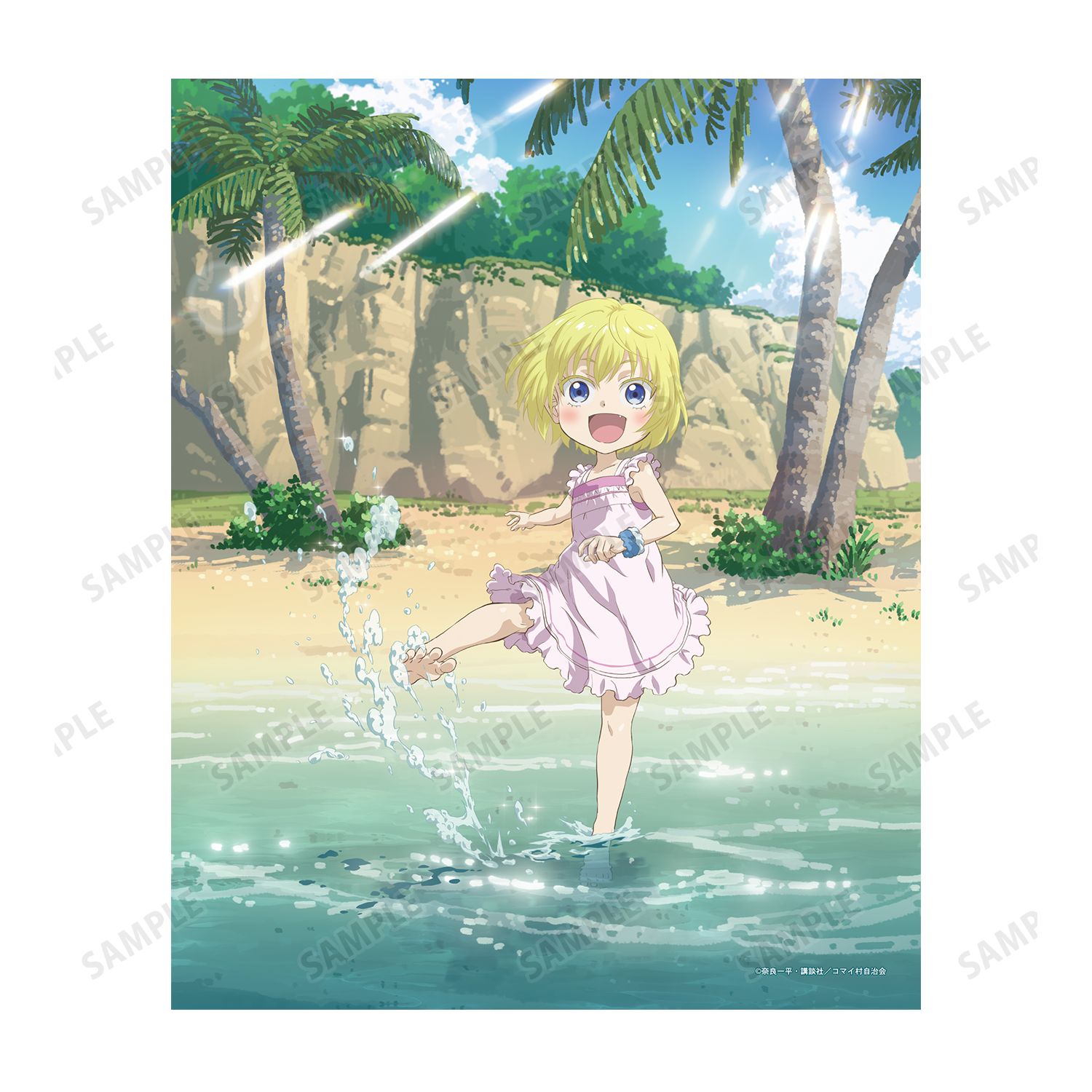 TVアニメ「29歳独身中堅冒険者の日常」 リルイ 海の日イラスト F3号キャンバスボード 画像 3 | AniSmile