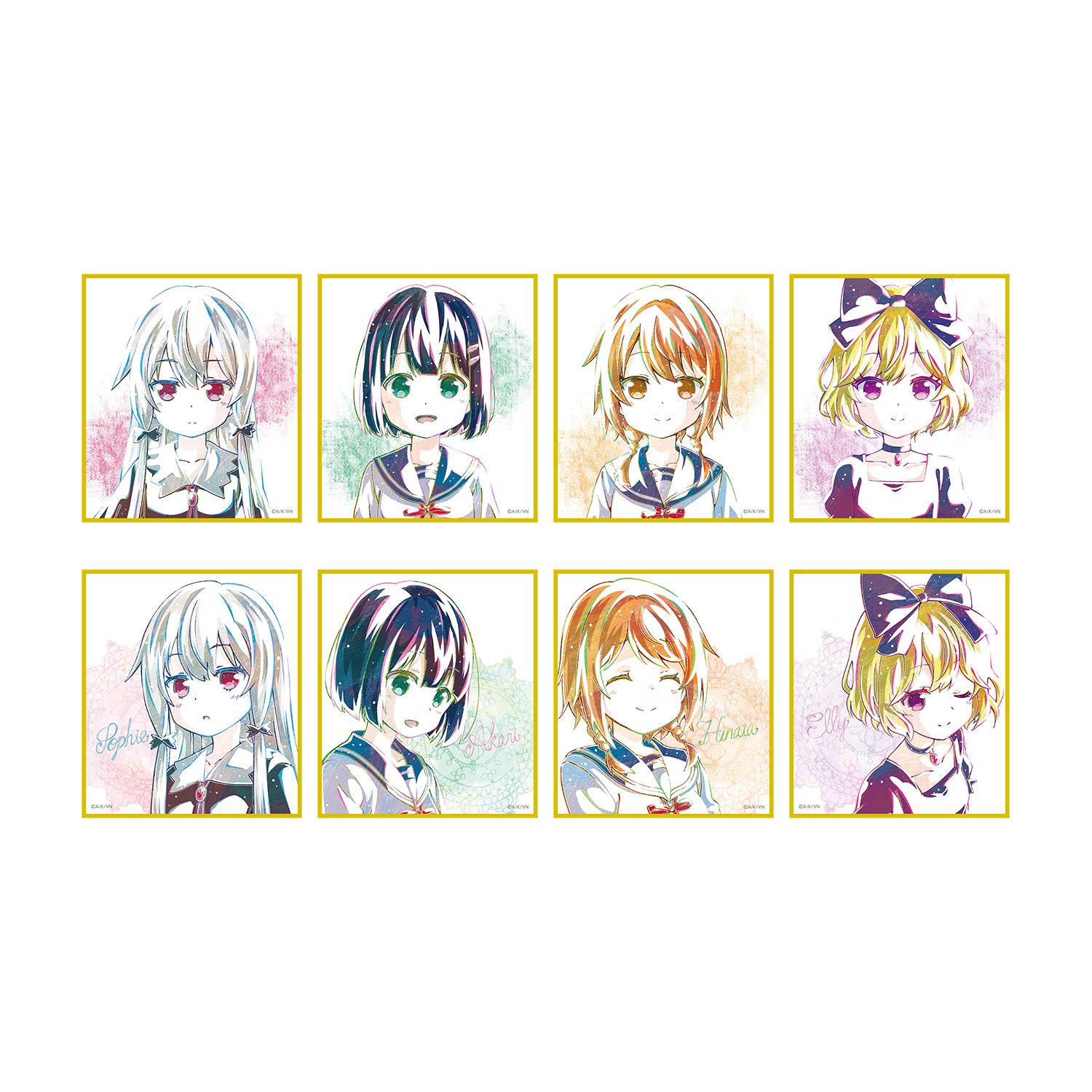 となりの吸血鬼さん トレーディング Ani-Art ミニ色紙(単位/単品) - 公式商品画像 | AniSmile