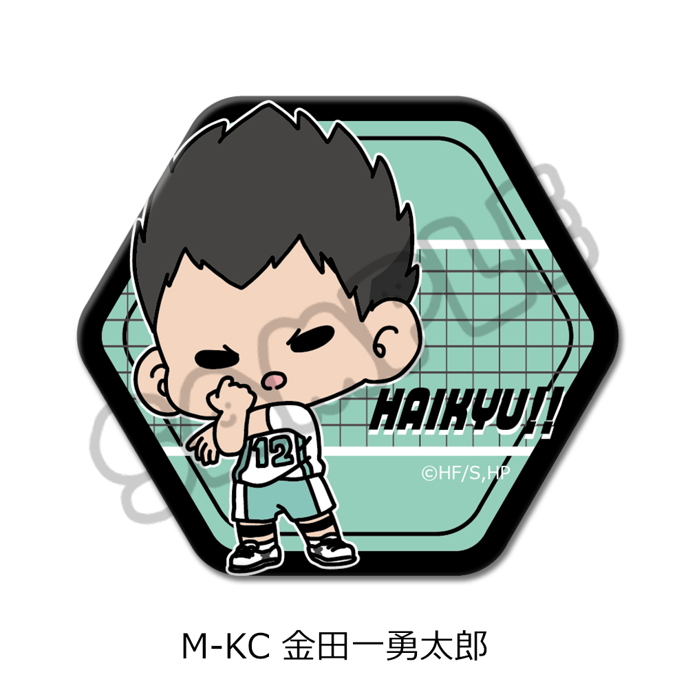 「ハイキュー!!」第10弾 六角形缶バッジ(mochocho) M-KC(金田一勇太郎) - 公式商品画像 | AniSmile