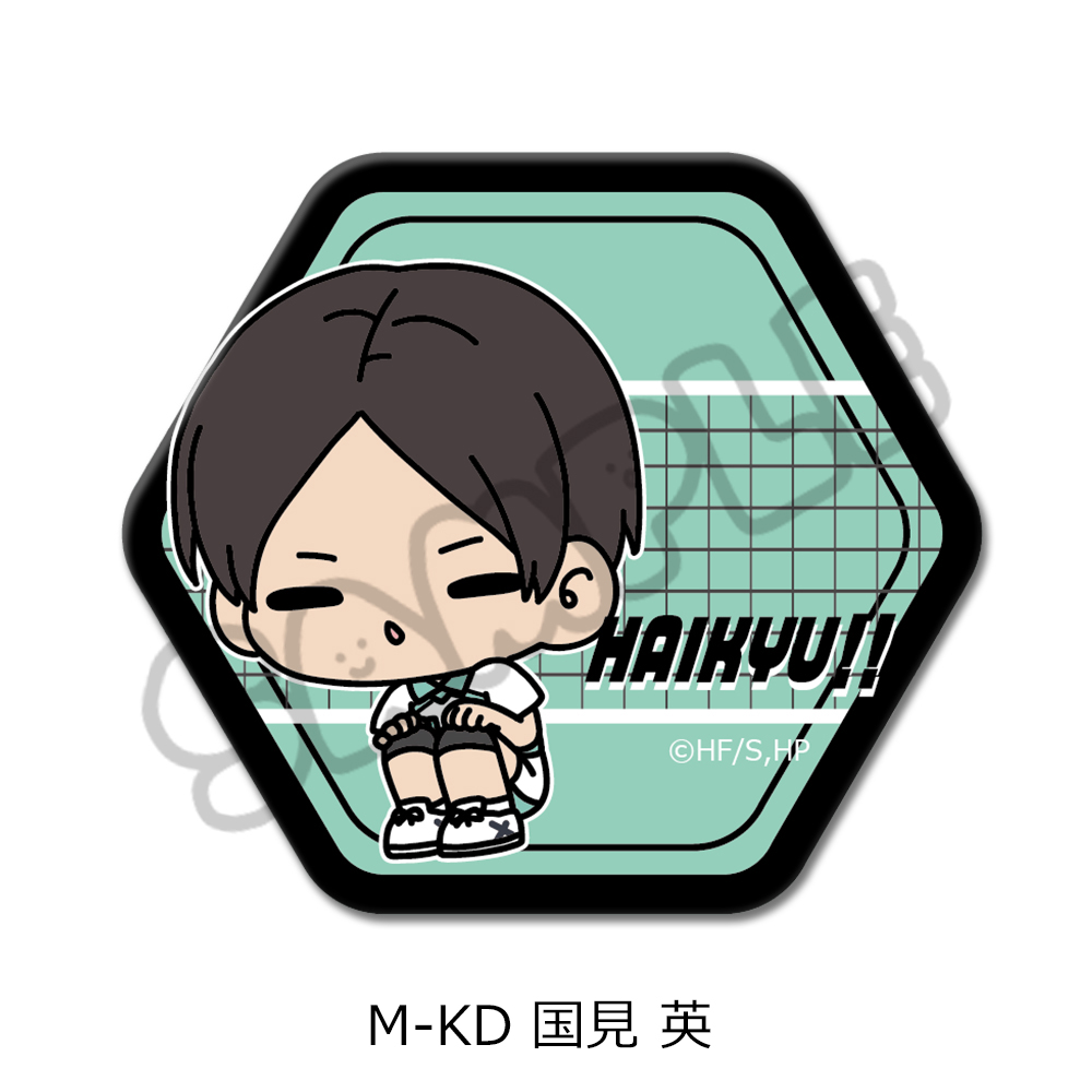 「ハイキュー!!」第10弾 六角形缶バッジ(mochocho) M-KD(国見 英) - 公式商品画像 | AniSmile