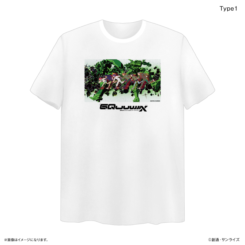 機動戦士ガンダム 『機動戦士Gundam GQuuuuuuX』 ビッグシルエットTシャツ Type1 - 公式商品画像 | AniSmile