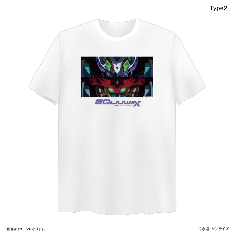 機動戦士ガンダム 『機動戦士Gundam GQuuuuuuX』 ビッグシルエットTシャツ Type2 - 公式商品画像 | AniSmile