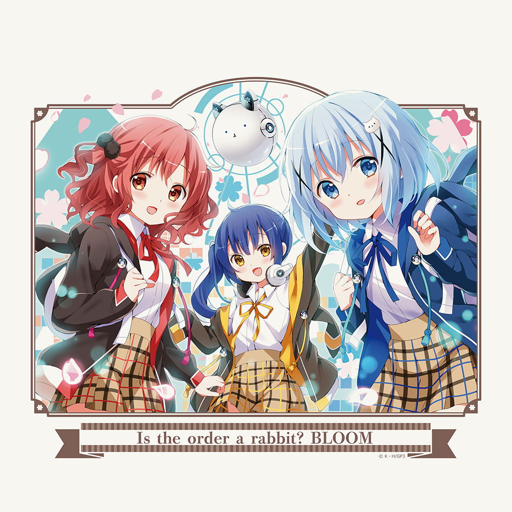 [ご注文はうさぎですか? BLOOM]トートバッグ(チノ&マヤ&メグ/クロラビ) 画像 2 | AniSmile