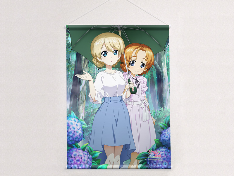 [ガールズ&パンツァー 最終章]B2タペストリー(ダージリン&オレンジペコ/傘) 画像 2 | AniSmile