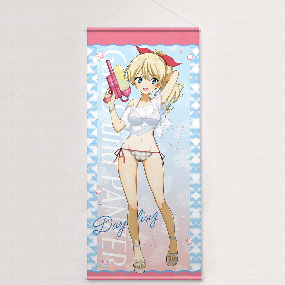 [ガールズ&パンツァー 最終章]描き下ろし特大タペストリー(ダージリン/水鉄砲 日焼けVer.) 画像 2 | AniSmile
