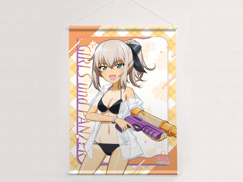 [ガールズ&パンツァー 最終章]描き下ろしB2タペストリー(逸見エリカ/水鉄砲 日焼けVer.) 图片 2 | AniSmile