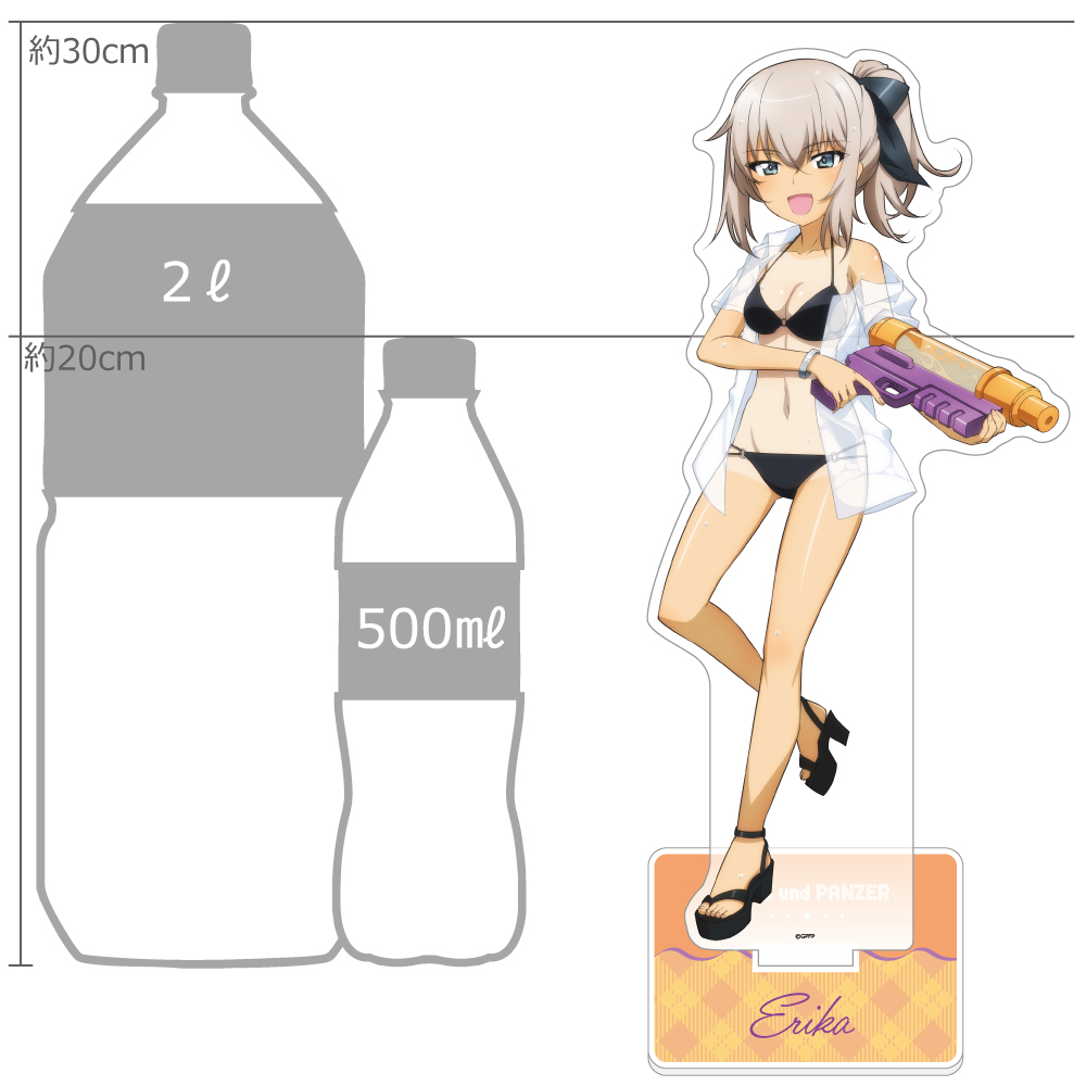 [ガールズ&パンツァー 最終章]描き下ろし特大アクリルスタンド(逸見エリカ/水鉄砲 日焼けVer.) 画像 2 | AniSmile