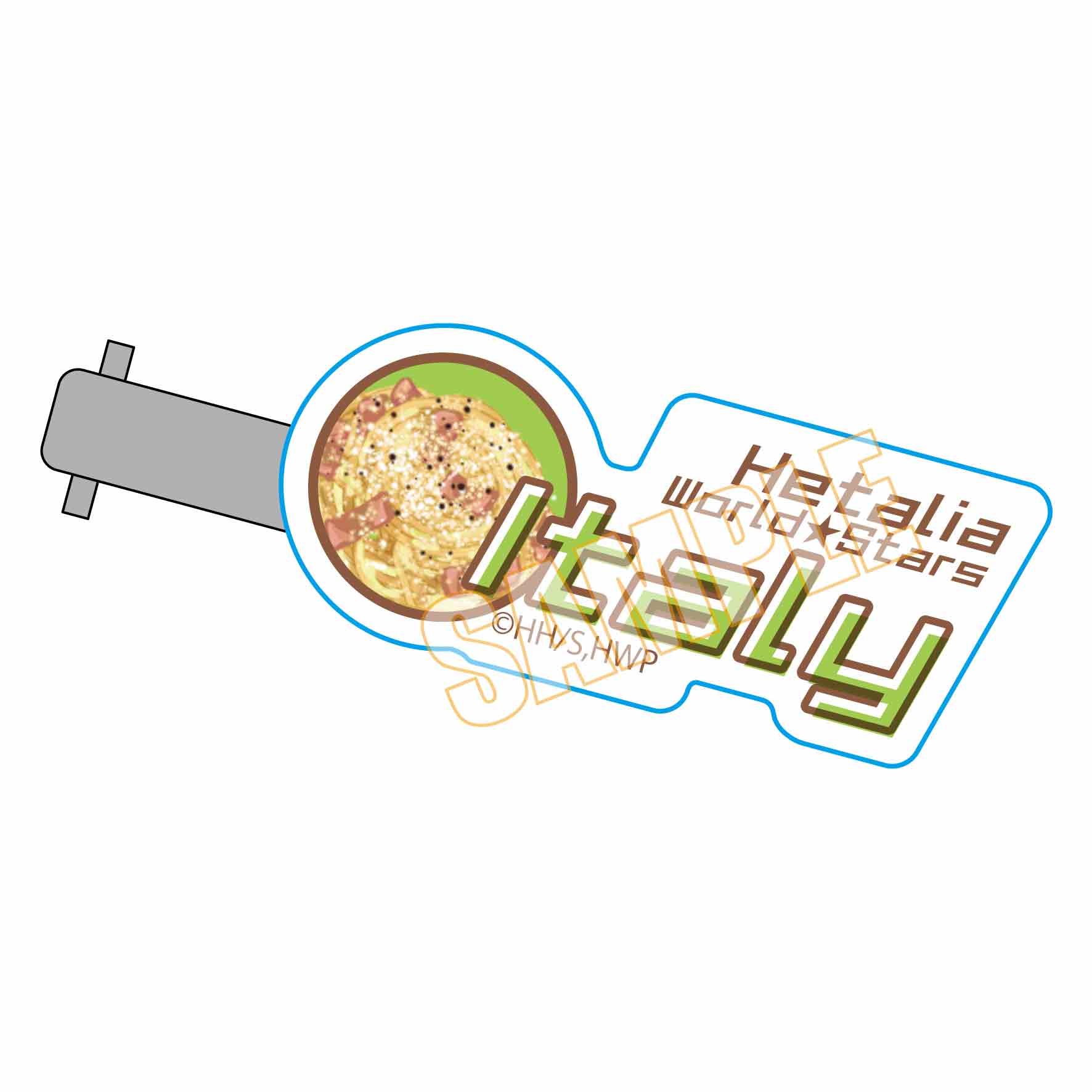 ヘアクリップ ヘタリア World★Stars/イタリア(カルボナーラ) - 公式商品画像 | AniSmile