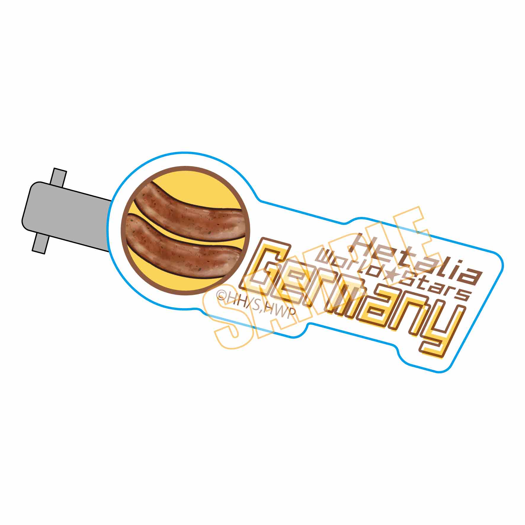 ヘアクリップ ヘタリア World★Stars/ドイツ(ヴルスト) - 公式商品画像 | AniSmile