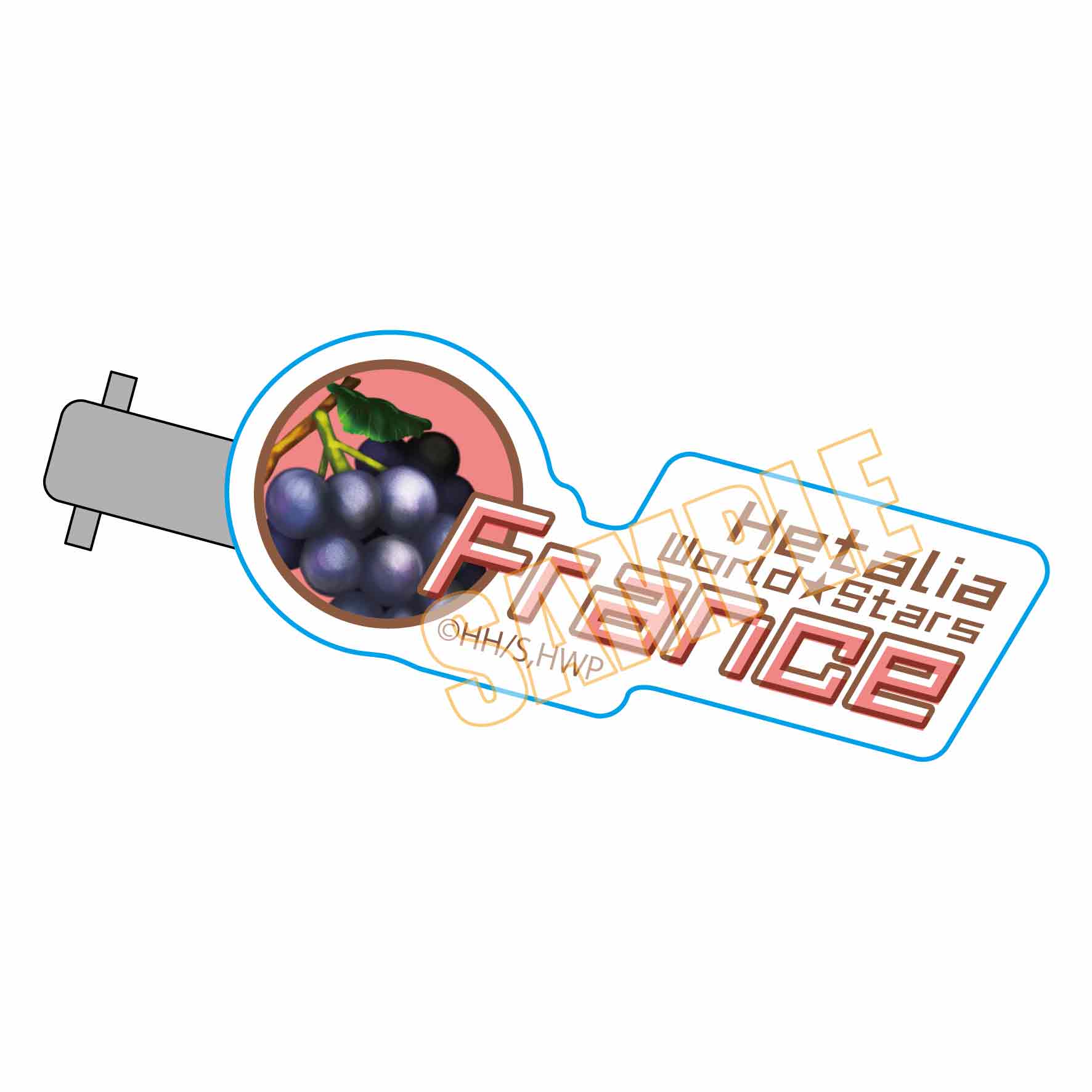 ヘアクリップ ヘタリア World★Stars/フランス(ブドウ) - 公式商品画像 | AniSmile