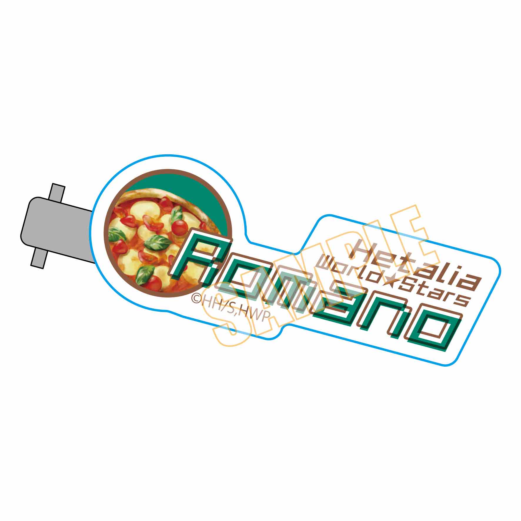 ヘアクリップ ヘタリア World★Stars/ロマーノ(ピッツァ) - 公式商品画像 | AniSmile