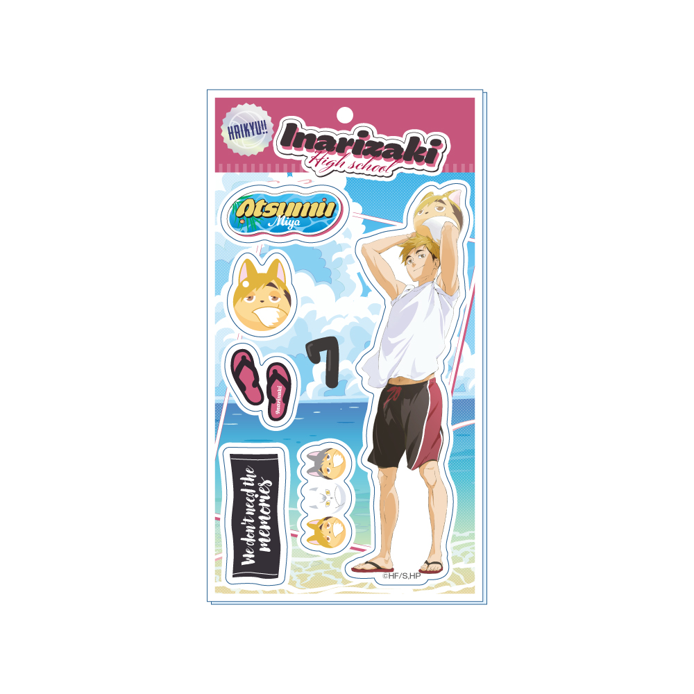 ハイキュー!! アクリルステッカー ビーチボールVer. 宮 侑 画像 2 | AniSmile