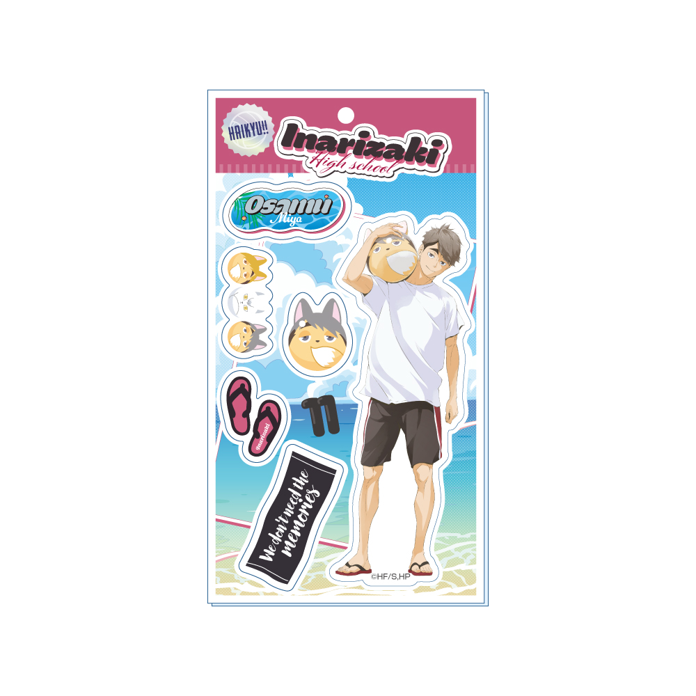 ハイキュー!! アクリルステッカー ビーチボールVer. 宮 治 画像 2 | AniSmile