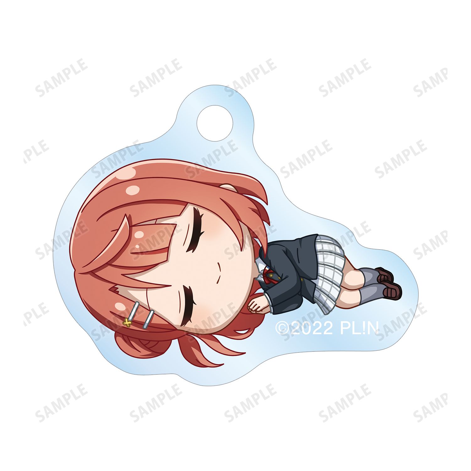 ラブライブ!虹ヶ咲学園スクールアイドル同好会 上原 歩夢 ちびころ 2連ワイヤーアクリルキーホルダー 画像 3 | AniSmile