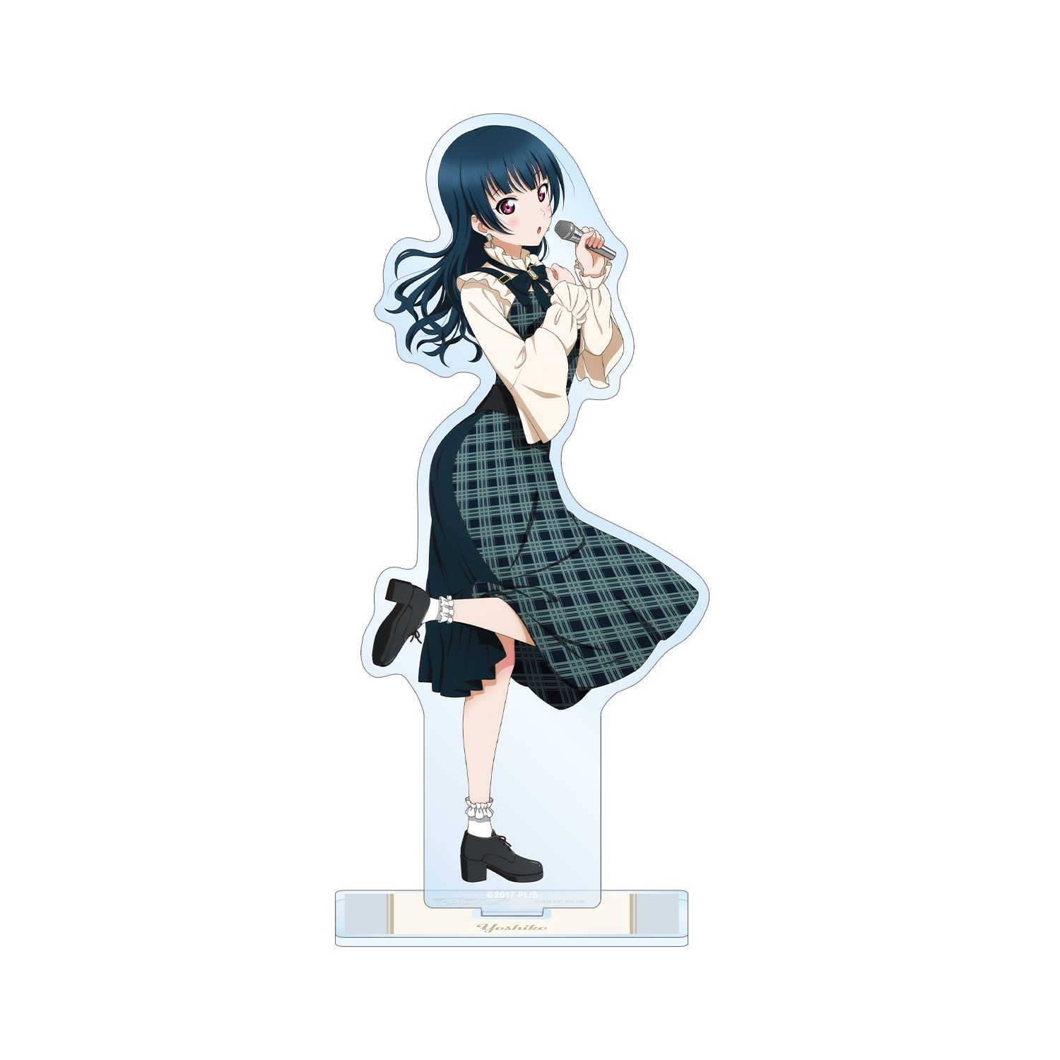 ラブライブ!サンシャイン!! 描き下ろし 津島 善子 チェックワンピース衣装ver. BIGアクリルスタンド - 公式商品画像 | AniSmile