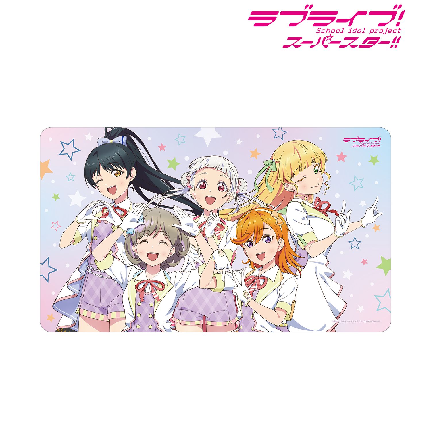 ラブライブ!スーパースター!! 描き下ろし 1期生 MIRACLE NEW STORYver. マルチデスクマット 画像 2 | AniSmile