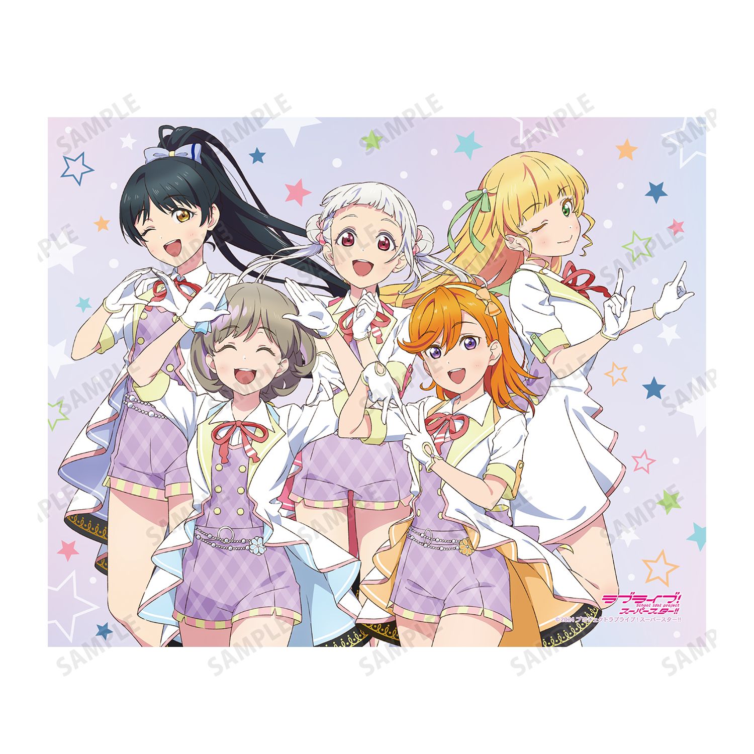ラブライブ!スーパースター!! 描き下ろし 1期生 MIRACLE NEW STORYver. キャンバスボード 画像 3 | AniSmile