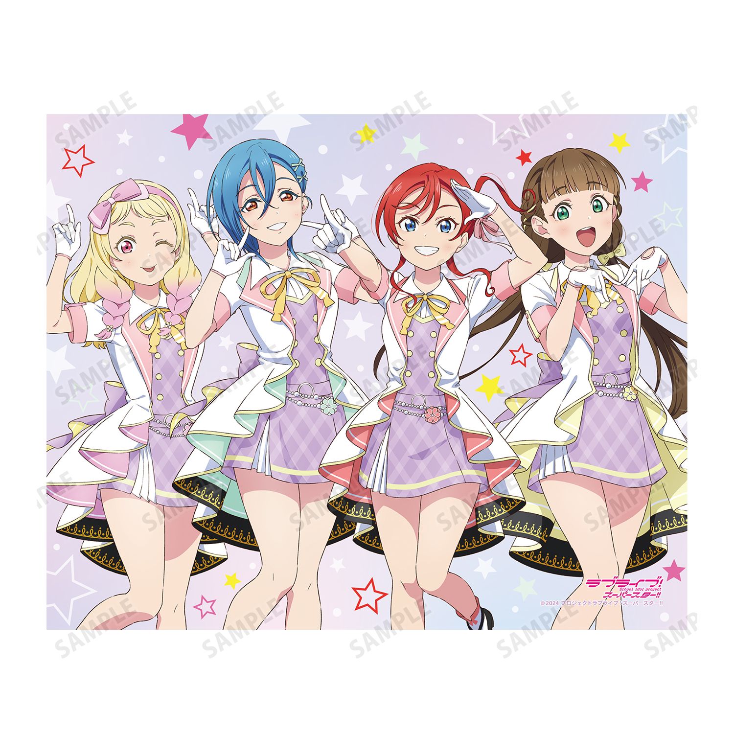 ラブライブ!スーパースター!! 描き下ろし 2期生 MIRACLE NEW STORYver. キャンバスボード 画像 3 | AniSmile