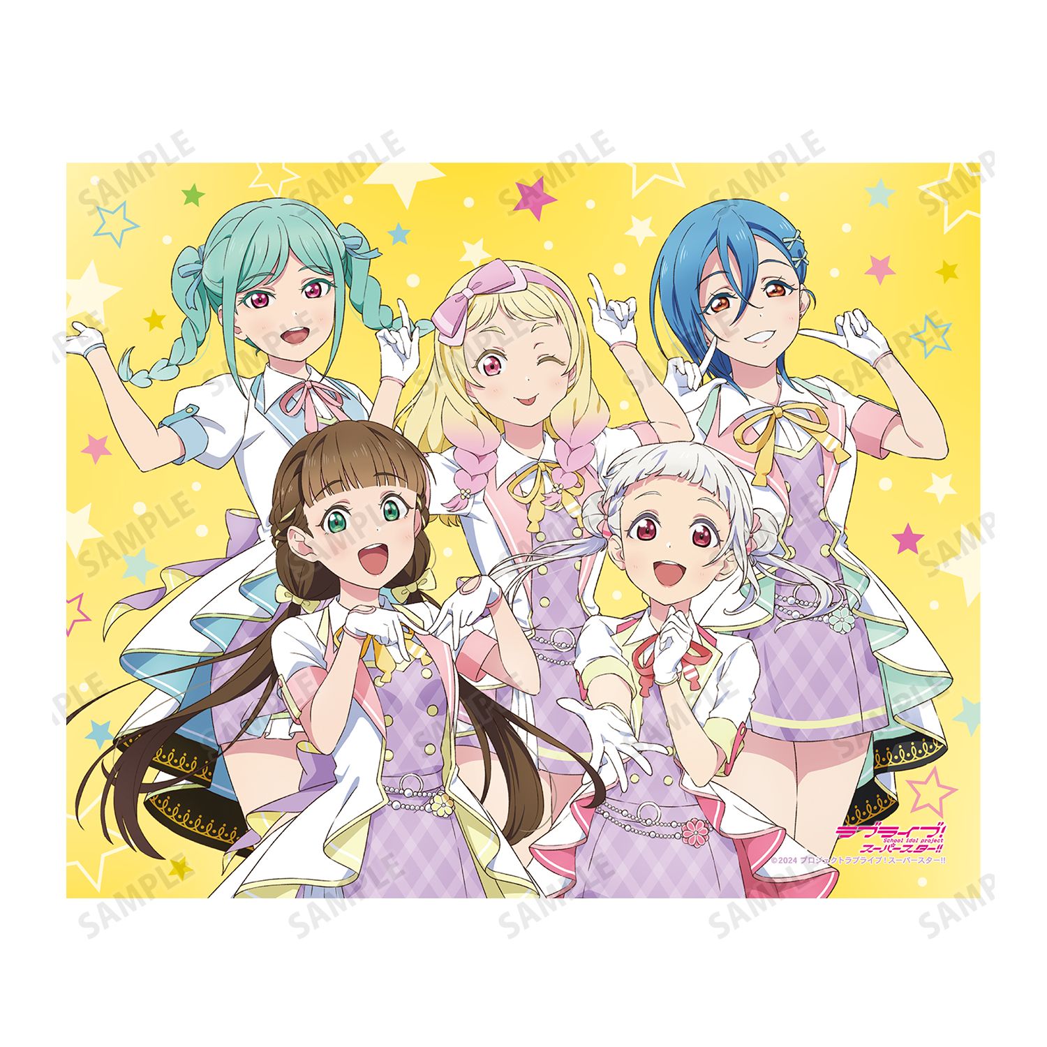 ラブライブ!スーパースター!! 描き下ろし 5yncri5e! MIRACLE NEW STORYver. キャンバスボード 画像 3 | AniSmile