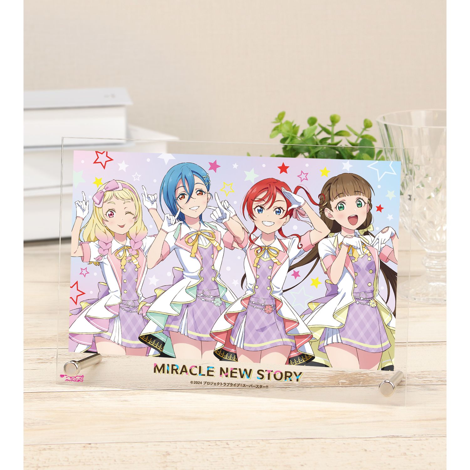 ラブライブ!スーパースター!! 描き下ろし 2期生 MIRACLE NEW STORYver. A5アクリルパネル - 公式商品画像 | AniSmile