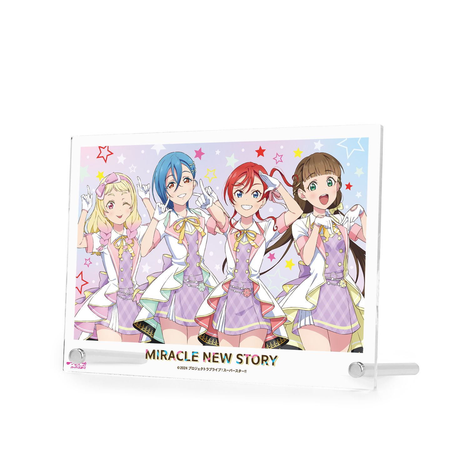 ラブライブ!スーパースター!! 描き下ろし 2期生 MIRACLE NEW STORYver. A5アクリルパネル 画像 4 | AniSmile