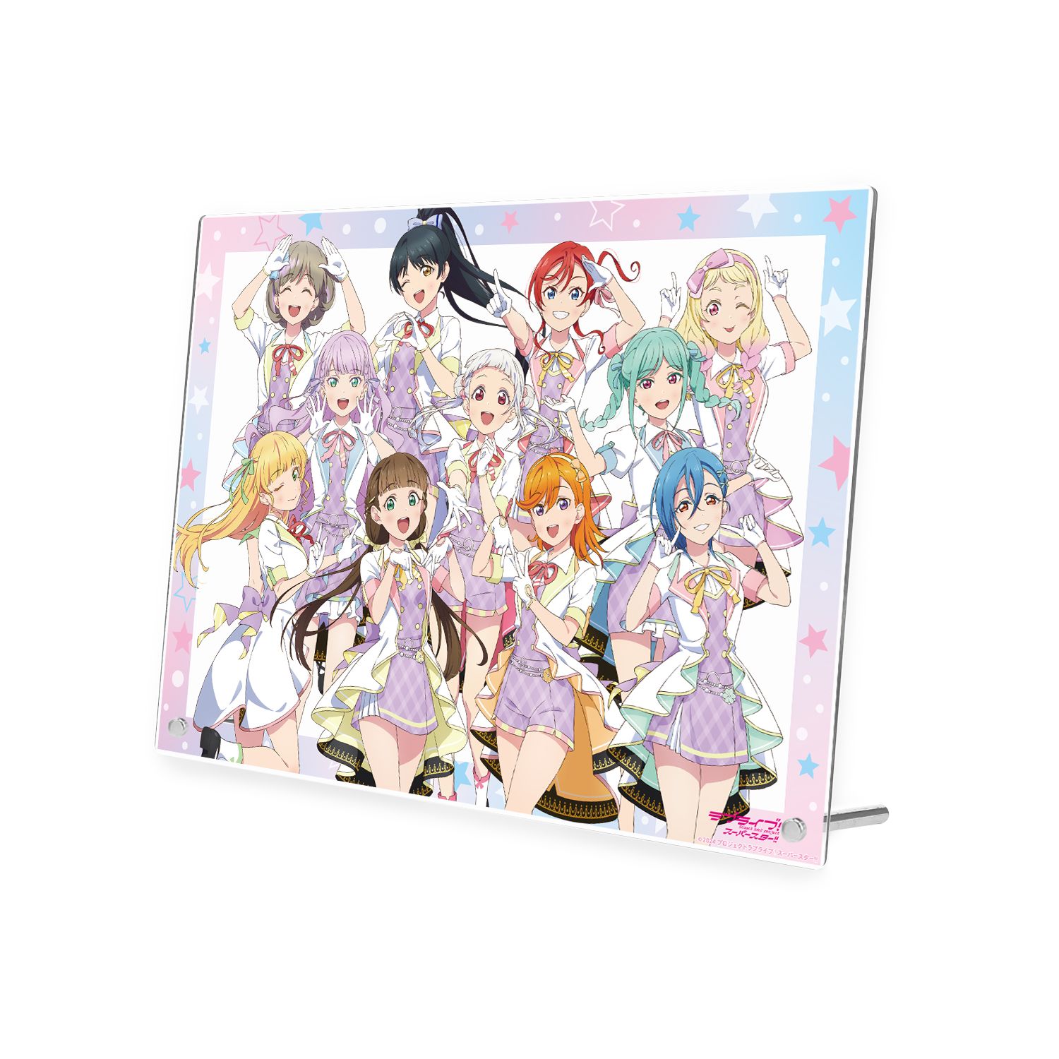 ラブライブ!スーパースター!! 描き下ろし 集合 MIRACLE NEW STORYver. A4アクリルパネル 画像 4 | AniSmile