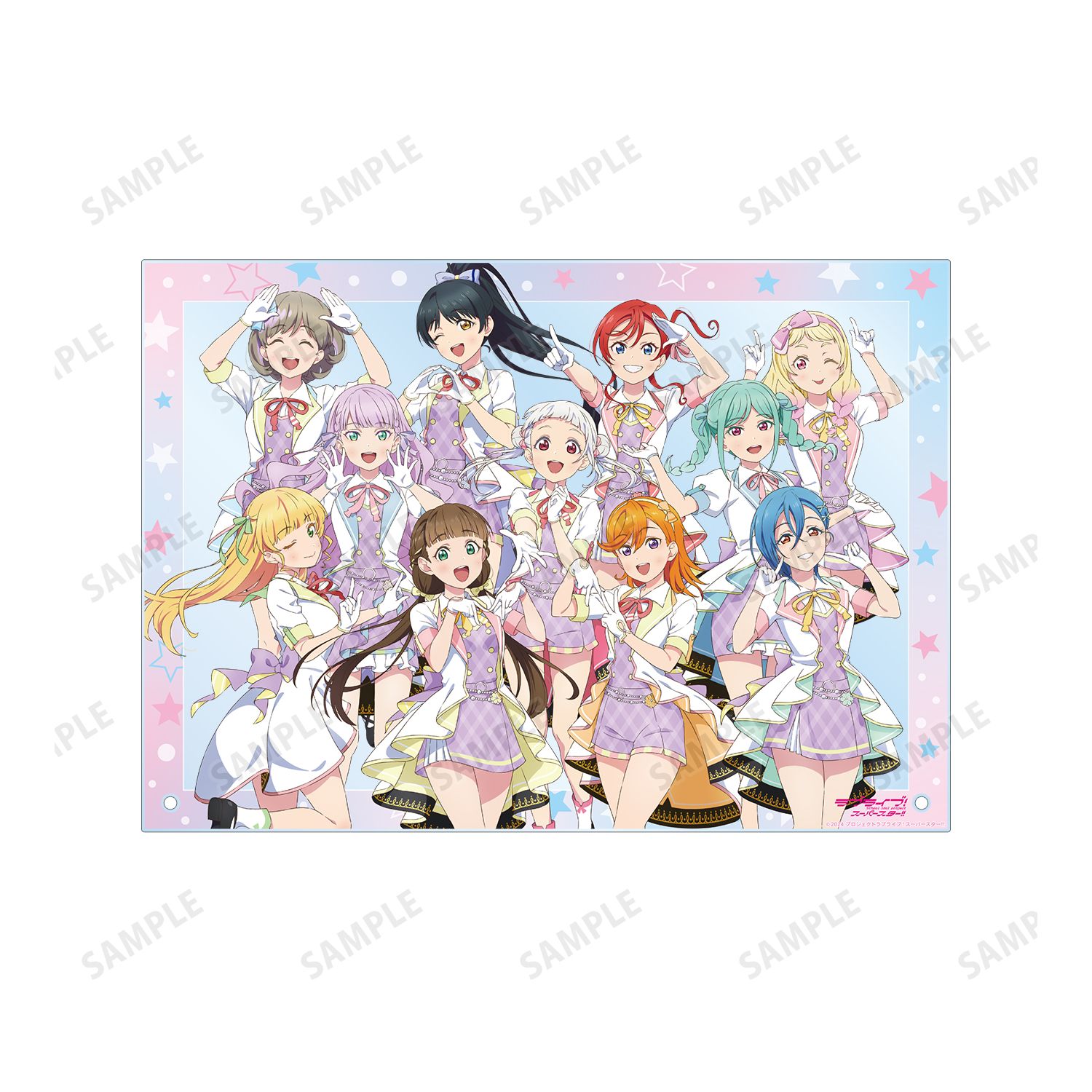 ラブライブ!スーパースター!! 描き下ろし 集合 MIRACLE NEW STORYver. A4アクリルパネル 画像 5 | AniSmile