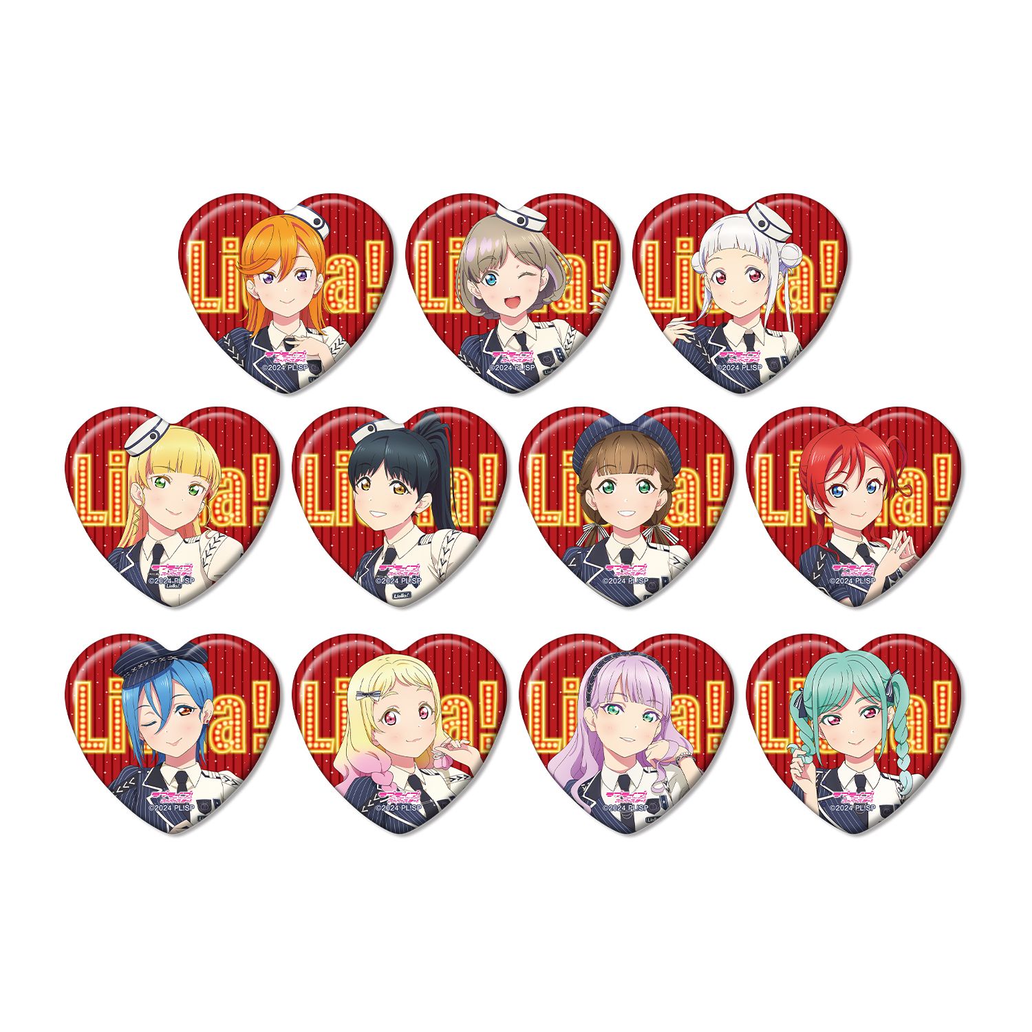 ラブライブ!スーパースター!! トレーディング シェキラ☆☆☆ver. ハート型缶バッジ(単位/単品) - 公式商品画像 | AniSmile