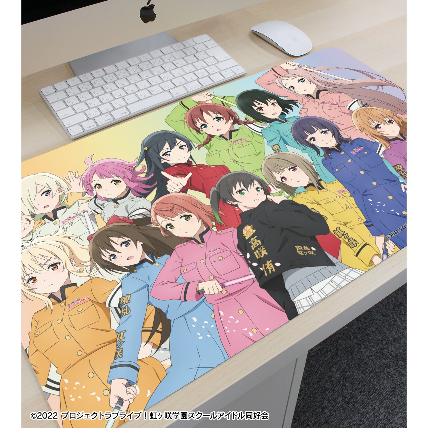 ラブライブ!虹ヶ咲学園スクールアイドル同好会 描き下ろし 集合 繚乱!ビクトリーロードver. マルチデスクマット 画像 3 | AniSmile
