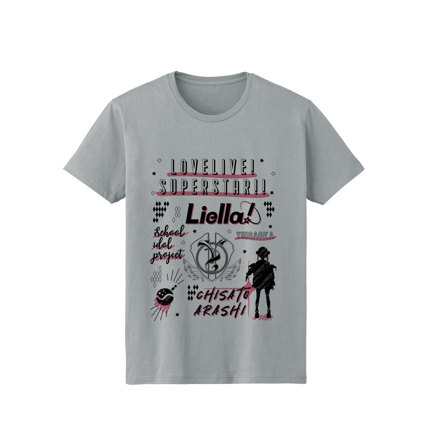 ラブライブ!スーパースター!! 嵐 千砂都 Ani-Sketch Tシャツメンズ(サイズ/S) - 公式商品画像 | AniSmile