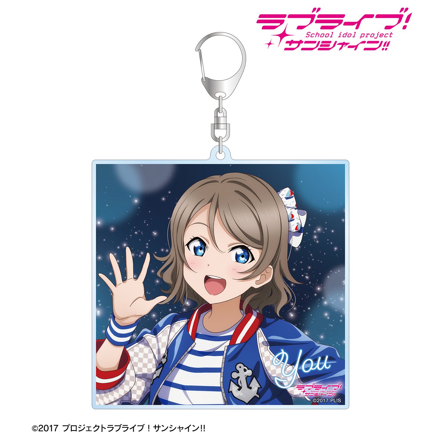 ラブライブ!サンシャイン!! 描き下ろし 渡辺 曜 3rdソロコンサートver. BIGアクリルキーホルダー 画像 2 | AniSmile