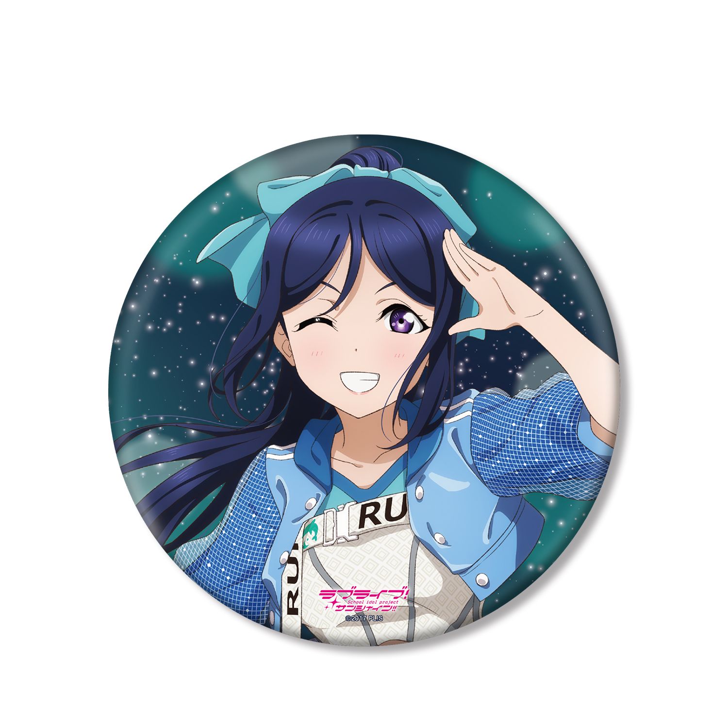 ラブライブ!サンシャイン!! 描き下ろし 松浦果南 3rdソロコンサートver. BIG缶バッジ 画像 2 | AniSmile