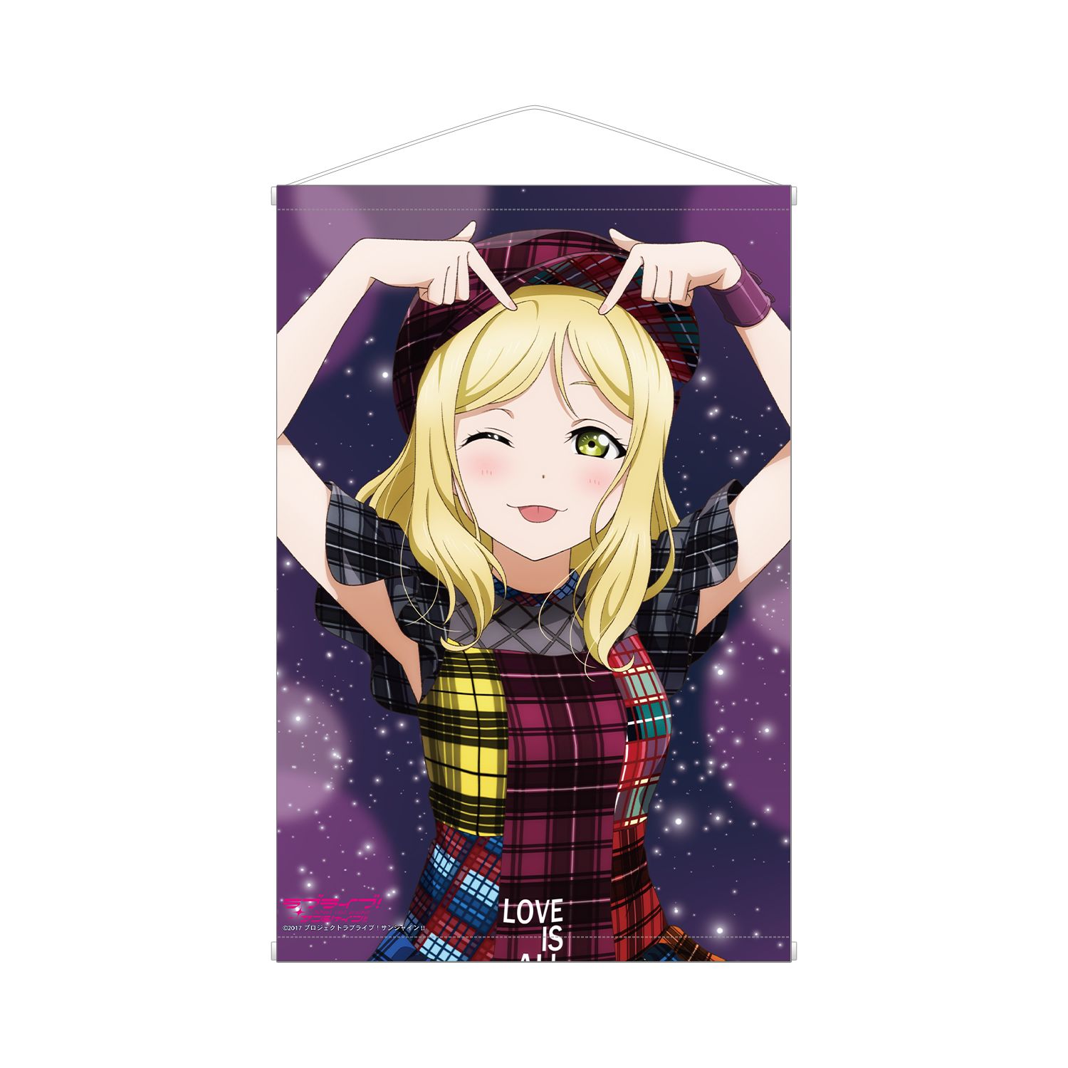 ラブライブ!サンシャイン!! 描き下ろし 小原鞠莉 3rdソロコンサートver. B2タペストリー - 公式商品画像 | AniSmile