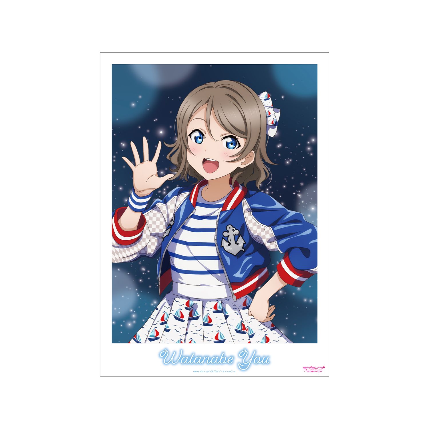 ラブライブ!サンシャイン!! 描き下ろし 渡辺 曜 3rdソロコンサートver. A3マット加工ポスター - 公式商品画像 | AniSmile
